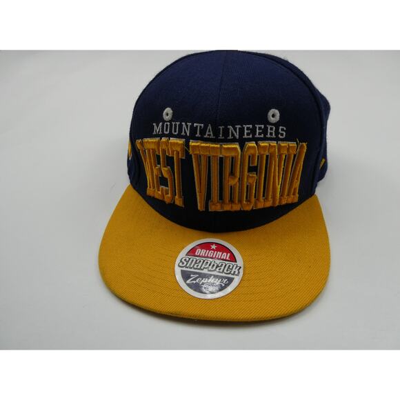 West Virginia Mountaineers Zephyr Snapback Hat New - Picture 1 of 4
